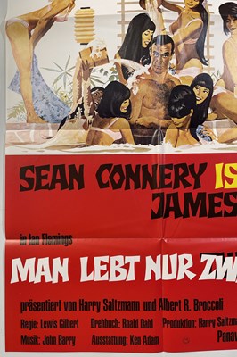 Lot 129 - JAMES BOND - YOU ONLY LIVE TWICE (1967) - GERMAN POSTER.