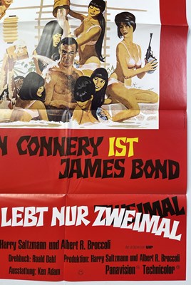 Lot 129 - JAMES BOND - YOU ONLY LIVE TWICE (1967) - GERMAN POSTER.