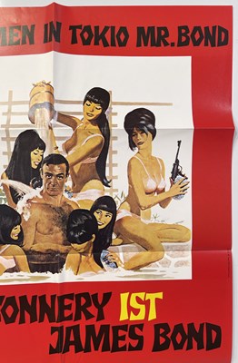 Lot 129 - JAMES BOND - YOU ONLY LIVE TWICE (1967) - GERMAN POSTER.