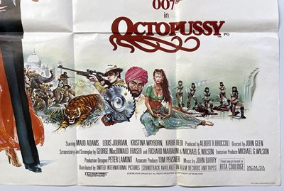 Lot 274 - JAMES BOND - OCTOPUSSY (1983) - ORIGINAL UK QUAD.