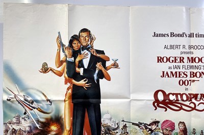 Lot 274 - JAMES BOND - OCTOPUSSY (1983) - ORIGINAL UK QUAD.