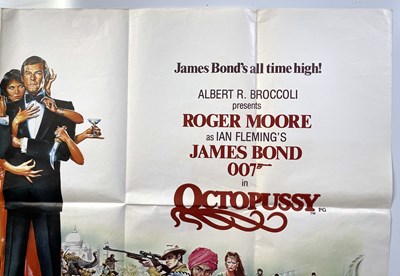 Lot 274 - JAMES BOND - OCTOPUSSY (1983) - ORIGINAL UK QUAD.