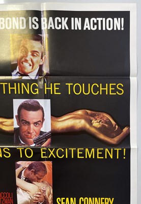 Lot 98 - JAMES BOND - GOLDFINGER (1964) - US ONE SHEET POSTER.