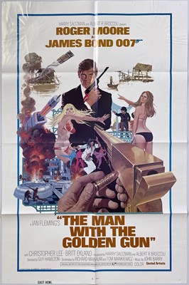 Lot 206 - JAMES BOND - THE MAN WITH THE GOLDEN GUN (1974) - US ONE SHEET POSTER.