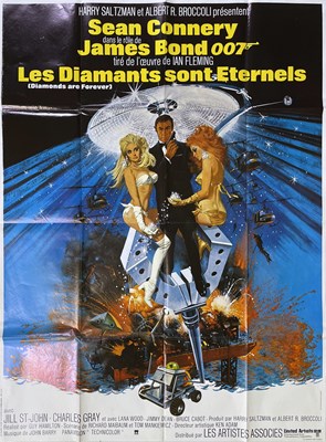 Lot 185 - JAMES BOND - DIAMONDS ARE FOREVER (1971) - FRENCH GRANDE POSTER.