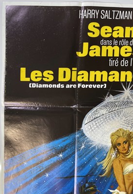 Lot 185 - JAMES BOND - DIAMONDS ARE FOREVER (1971) - FRENCH GRANDE POSTER.