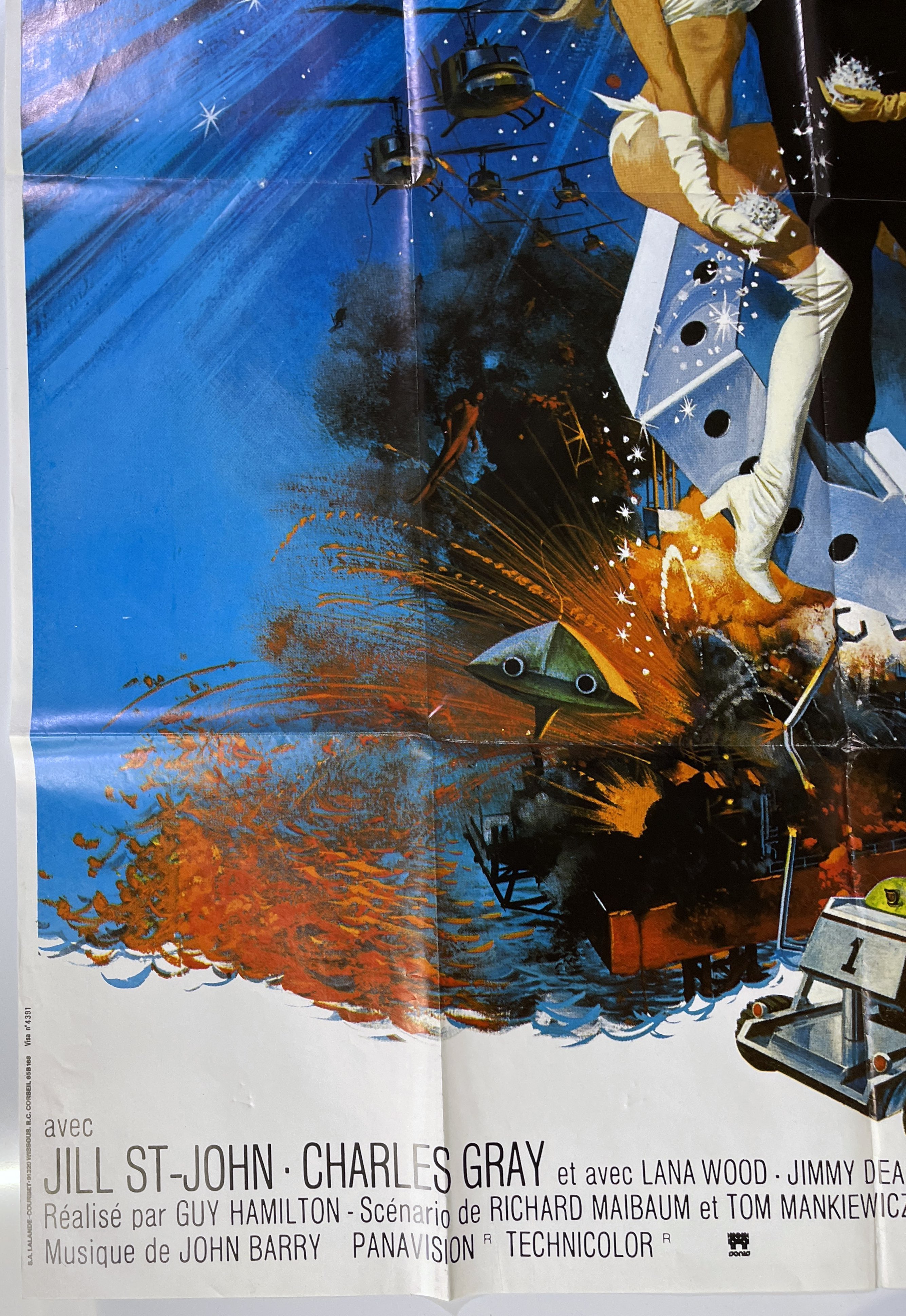 Lot 185 JAMES BOND DIAMONDS ARE FOREVER 1971 Lot 185 james bond diamonds are forever 1971