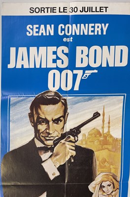 Lot 83 - JAMES BOND - C 1980S RUSSIA WITH LOVE FRENCH POSTER.