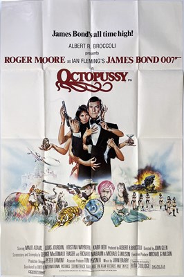 Lot 272 - JAMES BOND - OCTOPUSSY (`1983) US DRIVE IN POSTER.