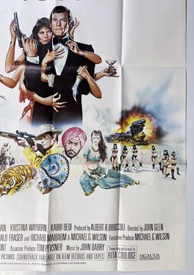 Lot 272 - JAMES BOND - OCTOPUSSY (`1983) US DRIVE IN POSTER.