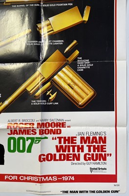 Lot 207 - JAMES BOND - THE MAN WITH THE GOLDEN GUN (1974) 'CHRISTMAS' POSTER.