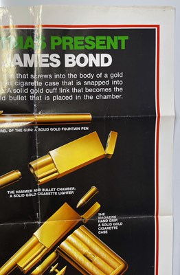 Lot 207 - JAMES BOND - THE MAN WITH THE GOLDEN GUN (1974) 'CHRISTMAS' POSTER.