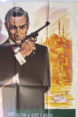 Lot 88 - JAMES BOND - FROM RUSSIA WITH LOVE (1963) FRENCH GRANDE POSTER.