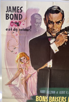 Lot 88 - JAMES BOND - FROM RUSSIA WITH LOVE (1963) FRENCH GRANDE POSTER.