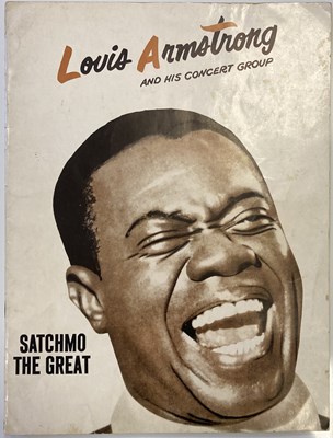 Lot 295 - LOUIS ARMSTRONG SIGNED PROGRAMME