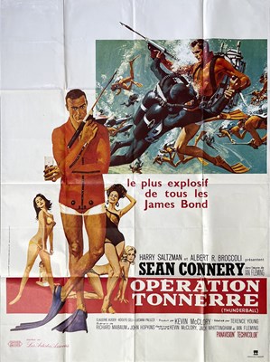 Lot 112 - JAMES BOND - THUNDERBALL (1965) - FRENCH GRANDE POSTER.