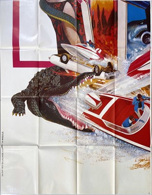 Lot 215 - JAMES BOND - VERY LARGE FRENCH BILLBOARD FOR LIVE AND LET DIE (1973).