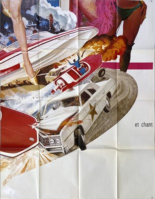 Lot 215 - JAMES BOND - VERY LARGE FRENCH BILLBOARD FOR LIVE AND LET DIE (1973).