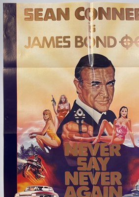 Lot 282 - JAMES BOND - NEVER SAY NEVER AGAIN (1983) US ONE SHEET.