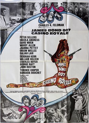 Lot 148 - JAMES BOND - CASINO ROYALE (1967) - FRENCH GRAND POSTER.