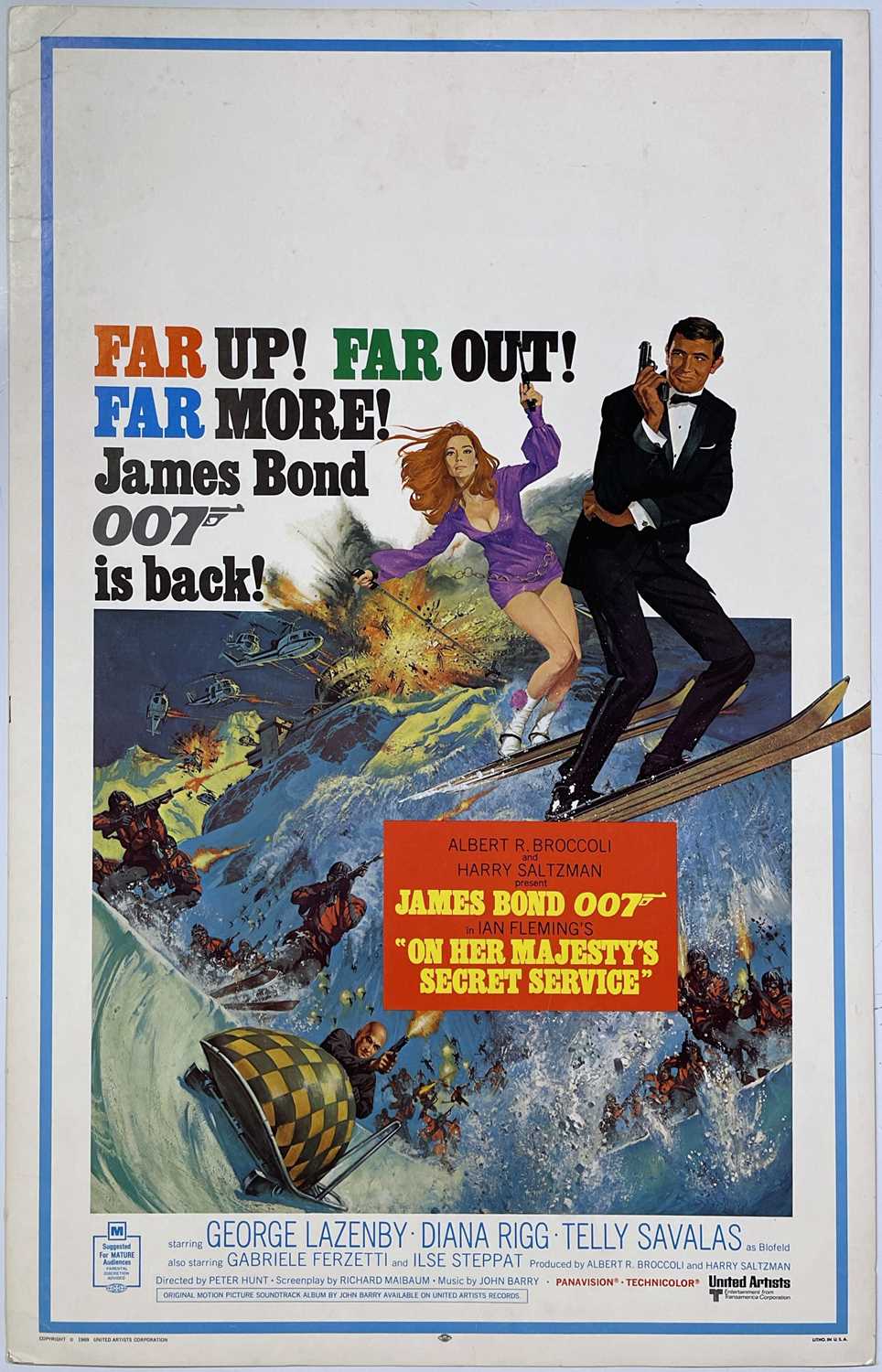 Lot 167 - JAMES BOND - ON HER MAJESTY'S SECRET SERVICE (1969)