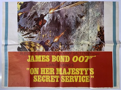 Lot 174 - JAMES BOND - ON HER MAJESTY'S SECRET SERVICE (1969) US SUBWAY POSTER.