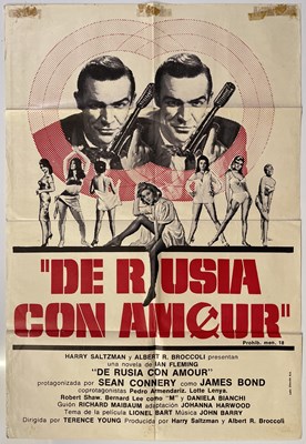 Lot 86 - JAMES BOND - FROM RUSSIA WITH LOVE (1963) - ARGENTINIAN POSTER.