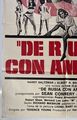 Lot 86 - JAMES BOND - FROM RUSSIA WITH LOVE (1963) - ARGENTINIAN POSTER.