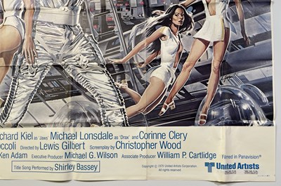 Lot 248 - JAMES BOND - MOONRAKER (1979) - US SIX SHEET POSTER.