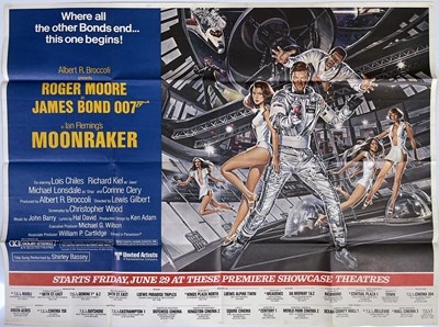 Lot 249 - JAMES BOND - MOONRAKER (1979) - US SUBWAY POSTER.