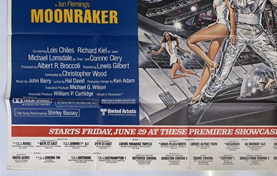 Lot 249 - JAMES BOND - MOONRAKER (1979) - US SUBWAY POSTER.