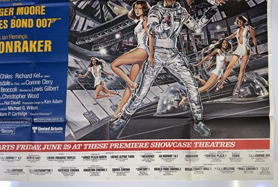 Lot 249 - JAMES BOND - MOONRAKER (1979) - US SUBWAY POSTER.