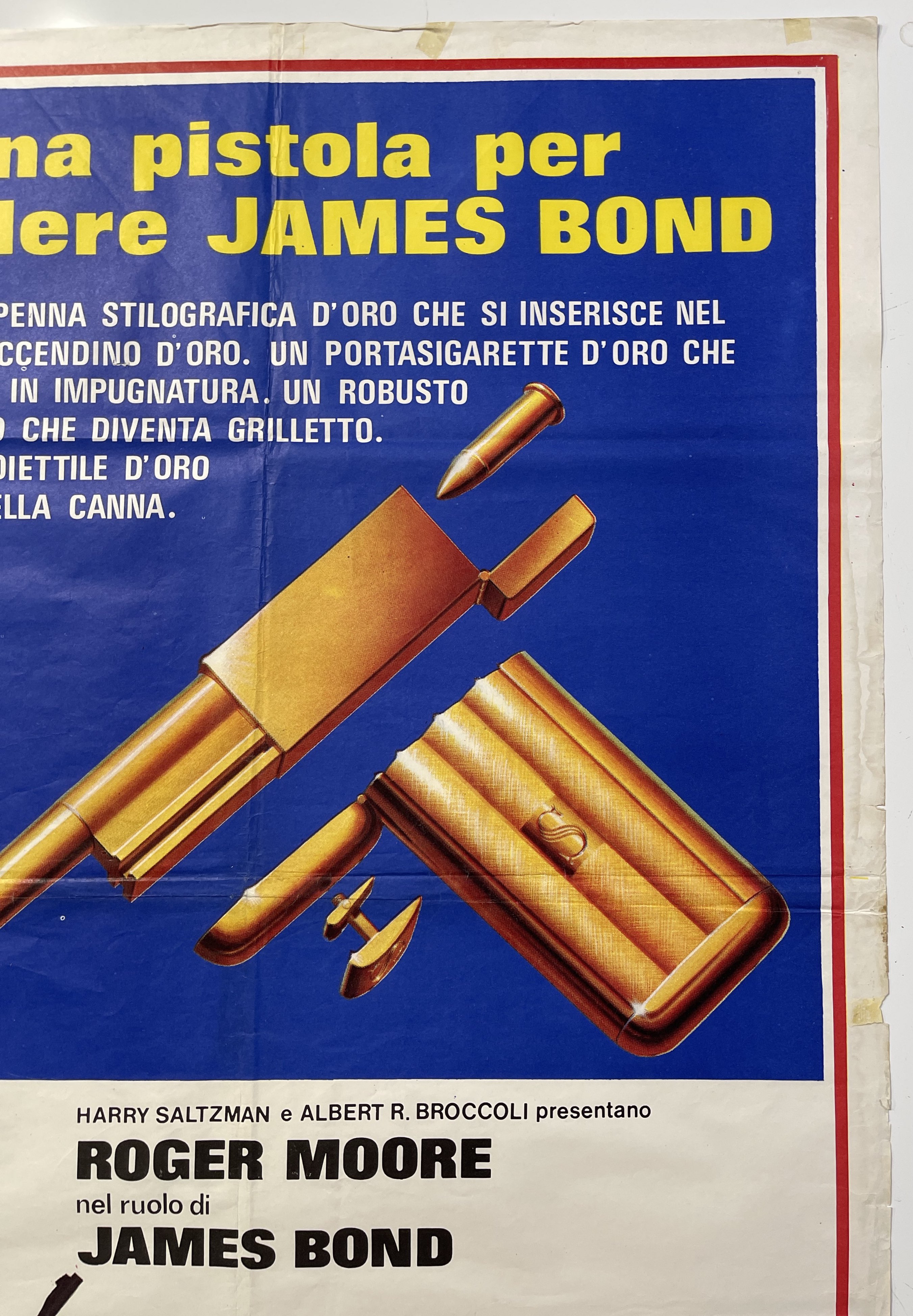 Lot 211 - JAMES BOND- THE MAN WITH THE GOLDEN GUN