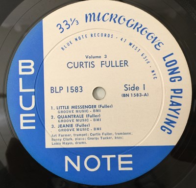 Lot 47 - CURTIS FULLER - VOLUME 3 LP (BLUE NOTE - BLP1583 - OG)