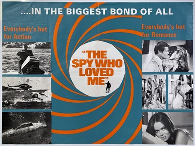 Lot 231 - JAMES BOND - THE SPY WHO LOVED ME (1977) - FULL SET OF FIVE RARE 'MARLER HAYLEY' ADVERTISING POSTERS. THE SPY WHO LOVED ME (1977) SET OF FIVE POSTERS, BRITISH ODEON MARLER HALEY.