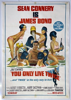 Lot 142 - JAMES BOND - YOU ONLY LIVE TWICE (1967) - AUSTRALIAN ONE-SHEET POSTER.