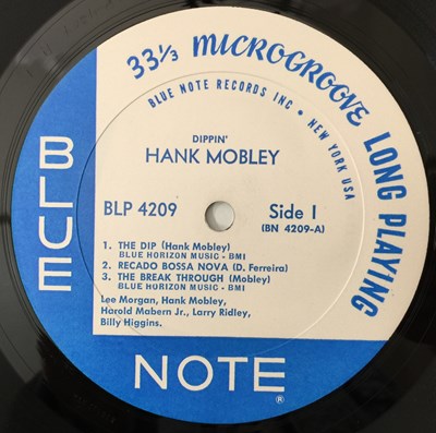 Lot 48 - HANK MOBLEY - DIPPIN' LP (BLUE NOTE 4209 - US