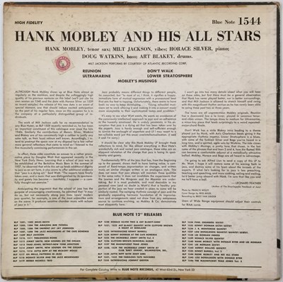 Lot 50 - HANK MOBLEY AND HIS ALL STARS LP (BLP1544 - OG 1958 PRESSING)