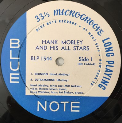 Lot 50 - HANK MOBLEY AND HIS ALL STARS LP (BLP1544 - OG 1958 PRESSING)