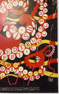 Lot 188 - SAN FRANCISCO / PSYCH POSTER - COUNTRY JOE AND THE FISH / INCREDIBLE STRING BAND- BILL GRAHAM.