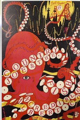 Lot 188 - SAN FRANCISCO / PSYCH POSTER - COUNTRY JOE AND THE FISH / INCREDIBLE STRING BAND- BILL GRAHAM.