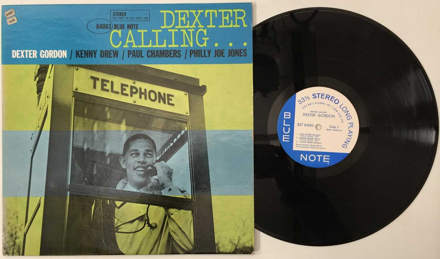 Lot 56 - DEXTER GORDON - DEXTER CALLING LP (US STEREO OG - BLUE NOTE - BST 84083)