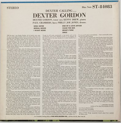 Lot 56 - DEXTER GORDON - DEXTER CALLING LP (US STEREO OG - BLUE NOTE - BST 84083)