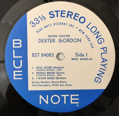 Lot 56 - DEXTER GORDON - DEXTER CALLING LP (US STEREO OG - BLUE NOTE - BST 84083)