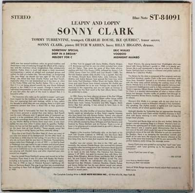 Lot 151 - SONNY CLARK - LEAPIN' AND LOPIN' LP (ORIGINAL US BLUE NOTE STEREO COPY - BST 84091)