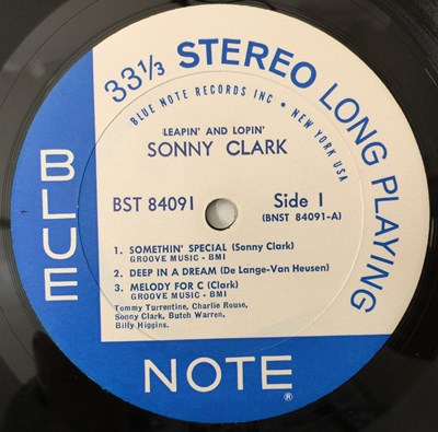 Lot 151 - SONNY CLARK - LEAPIN' AND LOPIN' LP (ORIGINAL US BLUE NOTE STEREO COPY - BST 84091)