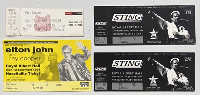 Lot 118 - CONCERT PROGRAMMES INC LIVE AID - SOME WITH TICKETS.