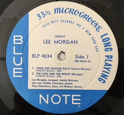 Lot 156 - LEE MORGAN - LEE-WAY LP (ORIGINAL US BLUE NOTE MONO COPY - BLP 4034)