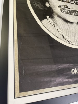 Lot 72 - THE SEX PISTOLS - ORIGINAL AND RARE GOD SAVE THE QUEEN BILLBOARD POSTER.