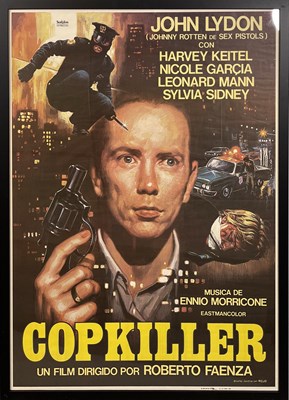 Lot 589 - SEX PISTOLS INTEREST - JOHN LYDON / PIL - A PAIR OF POSTERS INC SPANISH 'COPKILLER'.